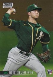 2021 Stadium Club Chrome Base Set Daulton Jefferies #113 card