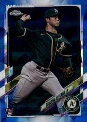 2021 Topps Chrome Sapphire Edition Base Set Daulton Jefferies #656 card