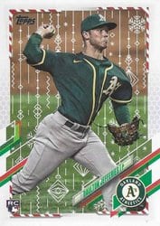 2021 Topps Holiday Base Set Daulton Jefferies #HW10 card