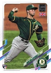 2021 Topps UK Edition Base Set Daulton Jefferies #53 card