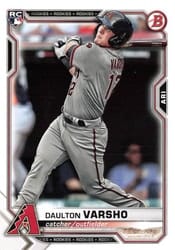 2021 Bowman Base Set Daulton Varsho #81 card