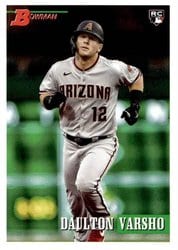 2021 Bowman Heritage Base Set Daulton Varsho #17 card