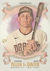 2021 Topps Allen & Ginter Base Set Daulton Varsho #110 card