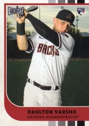 2021 Topps Archives Snapshots Base Set Daulton Varsho #48 card
