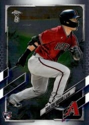 2021 Topps Chrome Ben Baller Edition Base Set Daulton Varsho #121 card