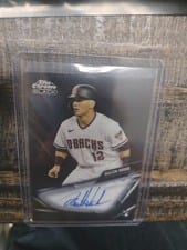 2021 Topps Chrome Black Autographs Daulton Varsho #CBA-DV card