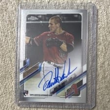 2021 Topps Chrome Rookie Autographs Daulton Varsho #RA-DV card