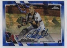 2021 Topps Chrome Sapphire Edition Rookie Autographs Daulton Varsho #RA-DV card
