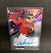 2021 Topps Finest Autographs Daulton Varsho #FA-DV card