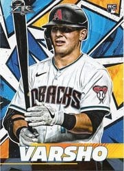 2021 Topps Fire Base Set Daulton Varsho #12 card