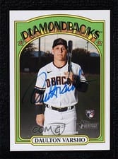 2021 Topps Heritage Real One Autographs Daulton Varsho #ROA-DVA card