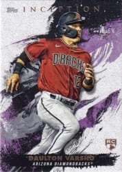 2021 Topps Inception Base Set Daulton Varsho #1 card