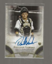 2021 Topps Tier One Break Out Autographs Daulton Varsho #BOA-DV card