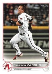 2022 Topps Base Set Daulton Varsho #394 card