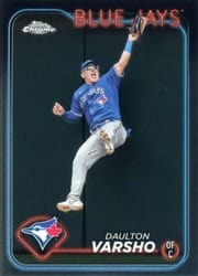 2024 Topps Chrome Base Set Daulton Varsho #140 card