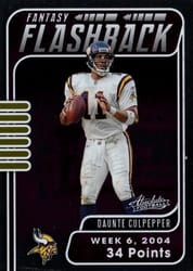 2020 Panini Absolute Fantasy Flashback Daunte Culpepper #8 card