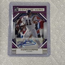 2022 Donruss Signature Marks Daunte Culpepper #SM-DAC card