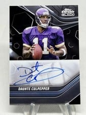 2023 Topps Composite Topps Chrome Black Autographs Set Daunte Culpepper #TCBA-DC card
