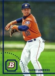 2022 Bowman Heritage Prospects Dauri Lorenzo #BHP-42 card