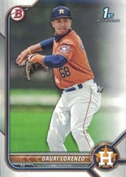 2022 Bowman Prospects Dauri Lorenzo #BP-11 card