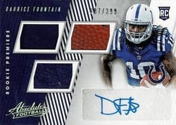 2018 Panini Absolute Base Set Daurice Fountain #183 card