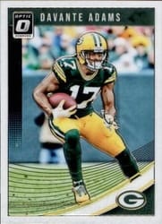 2018 Donruss Optic Base Set Davante Adams #39 card