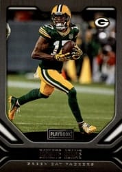 2019 Panini Playbook Base Set Davante Adams #72 card