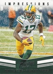 2019 Panini Prestige Impressions Davante Adams #IP-DA card
