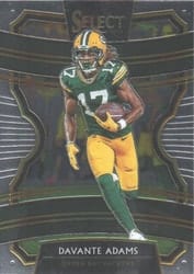 2019 Panini Select Base Set Davante Adams #53 card