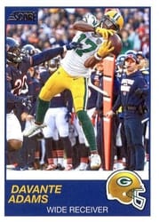2019 Score Base Set Davante Adams #225 card