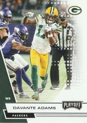 2020 Panini Playoff Base Set Davante Adams #158 card