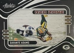 2021 Panini Absolute Red Zone Davante Adams #7 card