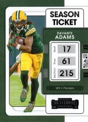 2021 Panini Contenders Base Set Davante Adams #35 card