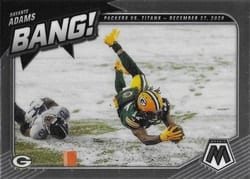 2021 Panini Mosaic Bang! Davante Adams #14 card