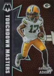 2021 Panini Mosaic Touchdown Masters Davante Adams #2 card