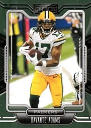 2021 Panini Playbook Base Set Davante Adams #36 card