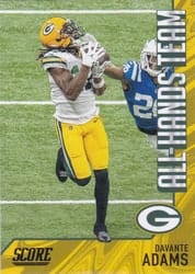 2021 Score All Hands Team Davante Adams #AH10 card