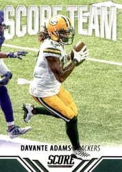 2021 Score Score Team Davante Adams #ST13 card