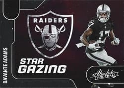 2022 Panini Absolute Star Gazing Davante Adams #SG-18 card