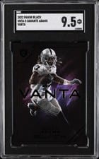 2022 Panini Black Vanta Davante Adams #VNTA-5 card