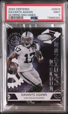 2022 Panini Certified Scoring Machines Davante Adams #SM-18 card