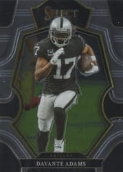 2022 Panini Select Base Set Davante Adams #152 card