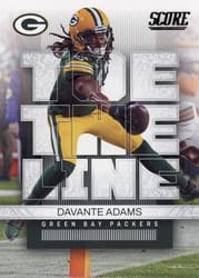 2022 Score Toe the Line Davante Adams #TL-DA card