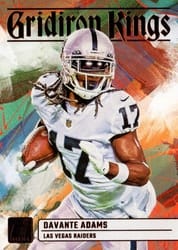 2023 Donruss Gridiron Kings Davante Adams #GK-9 card