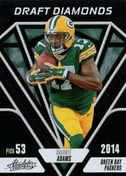 2023 Panini Absolute Draft Diamonds Davante Adams #DD-16 card