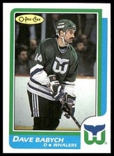 1986 O-Pee-Chee Dave Babych #73 card