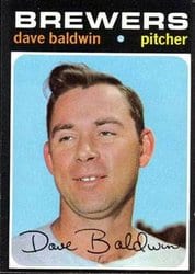 1971 Topps Base Set Dave Baldwin #48 card