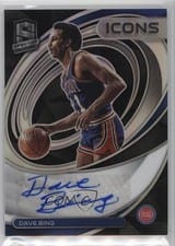 2021-22 Panini Spectra Icons Autographs Dave Bing #IA-DVB card