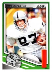 2025 Score Base Set Dave Casper #83 card