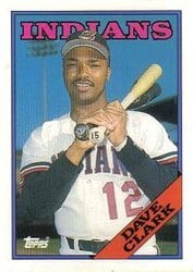 1988 Topps Base Set Dave Clark #49 card